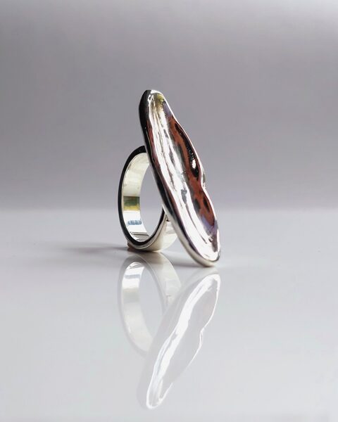 Sterling silver ring"Boat"